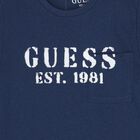 Boys Navy Blue Logo T-Shirt, 1, hi-res
