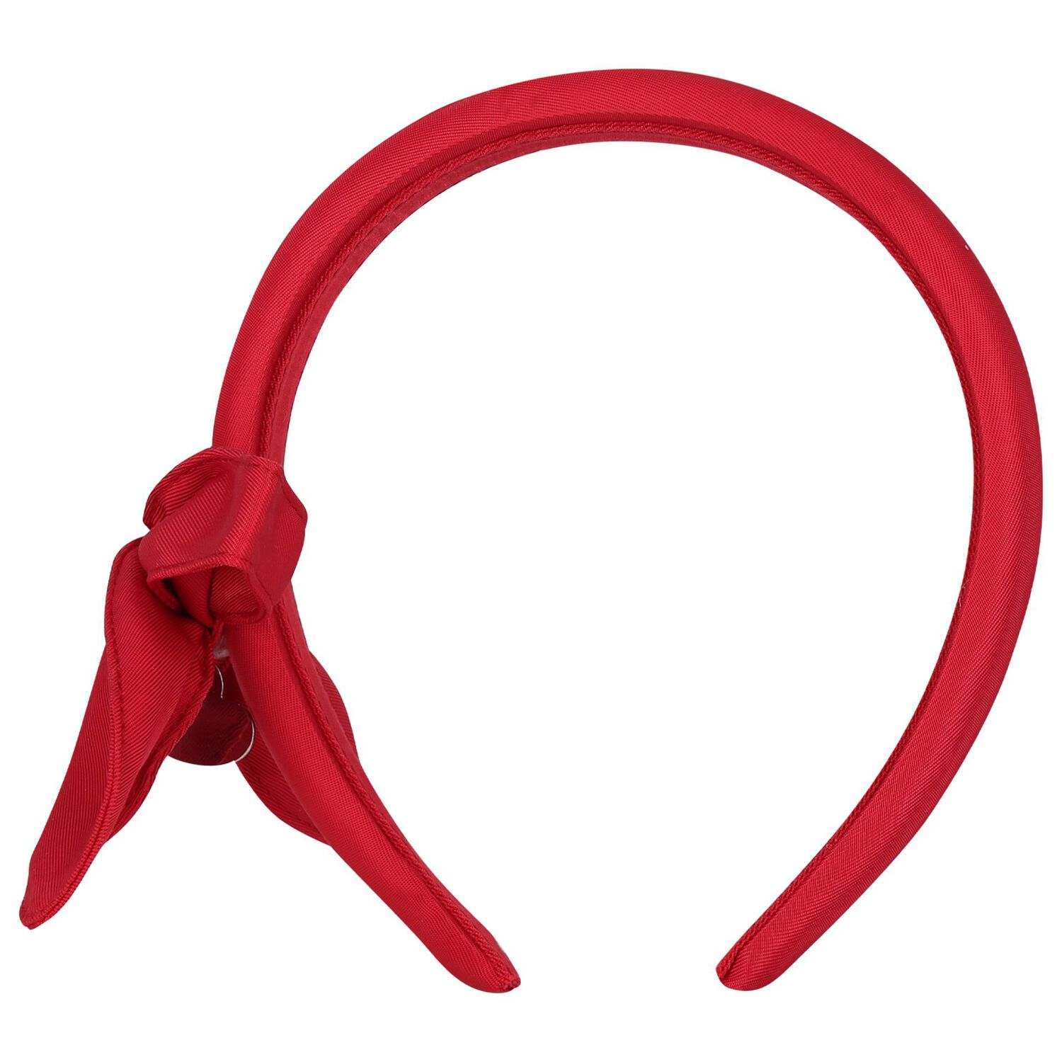Girls Red Bow Headband, 1, hi-res