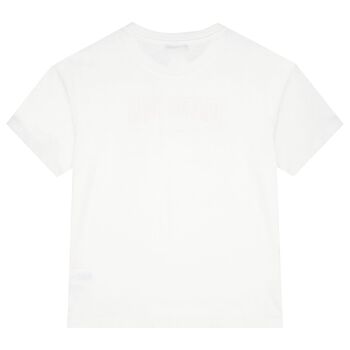 Boys White Logo T-Shirt