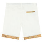 Boys Ivory Geo Map Shorts, 1, hi-res