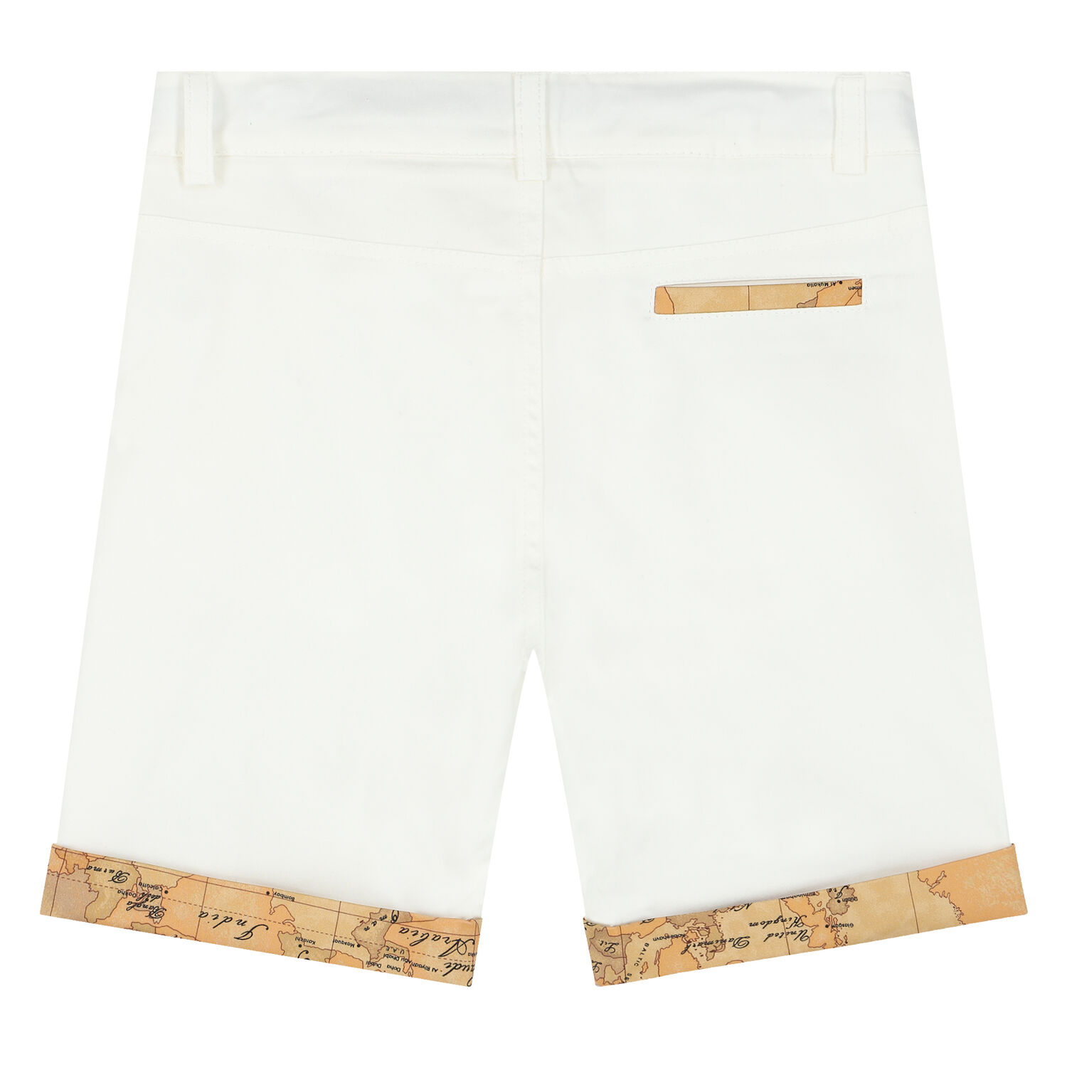 Boys Ivory Geo Map Shorts, 1, hi-res