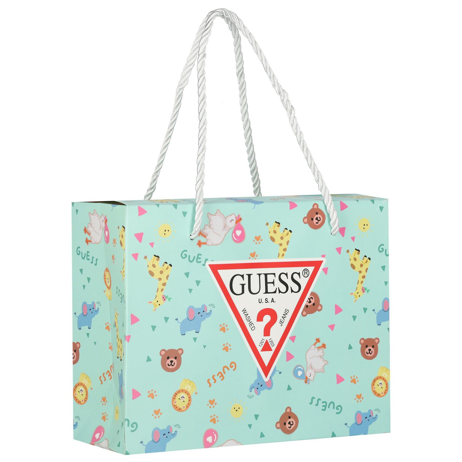 Baby Girls Beige Logo Babygrow, 1, hi-res