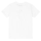 Boys White Thunderbolt Logo T-Shirt , 1, hi-res