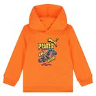 Younger Boys Orange & Black Hot Wheels Tracksuit, 1, hi-res