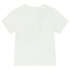 Younger Boys White & Yellow Shorts Set, 1, hi-res