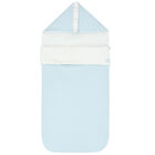 Blue & White Logo Baby Nest, 1, hi-res