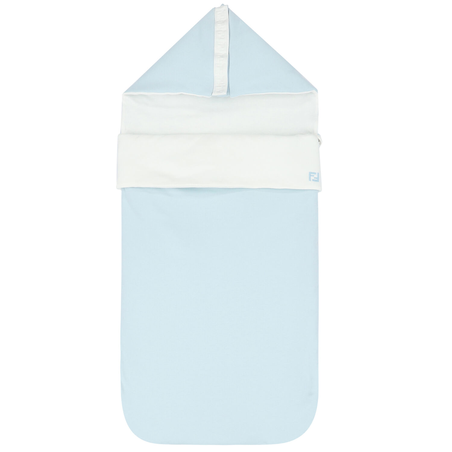 Blue & White Logo Baby Nest, 1, hi-res