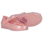 Younger Girls Pink Butterly Jelly Shoes, 2, hi-res