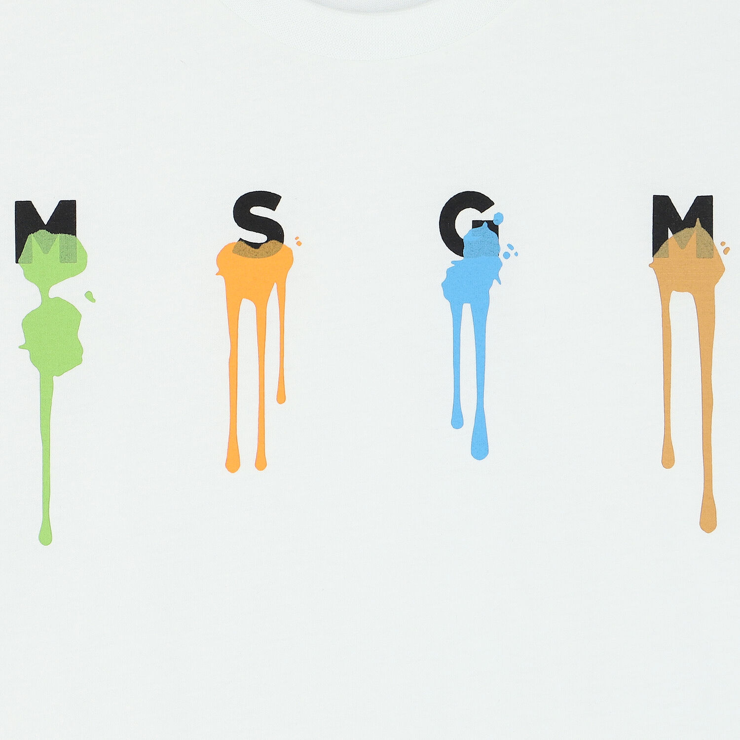 Boys White Paint Splatter Logo T-Shirt, 1, hi-res