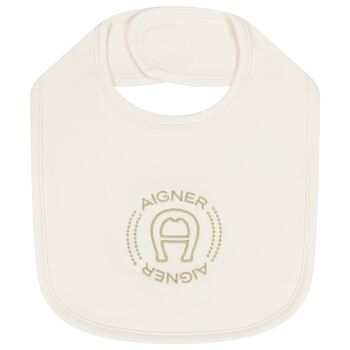 Ivory Logo Baby Bib