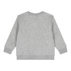 Baby Boys Grey Polo Bear Sweatshirt, 1, hi-res