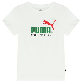 Boys White Logo T-Shirt
