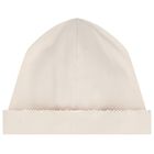 Beige Embroidered Teddy Bear Babygrow, 1, hi-res