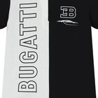 Boys White & Black Logo Polo Shirt, 1, hi-res