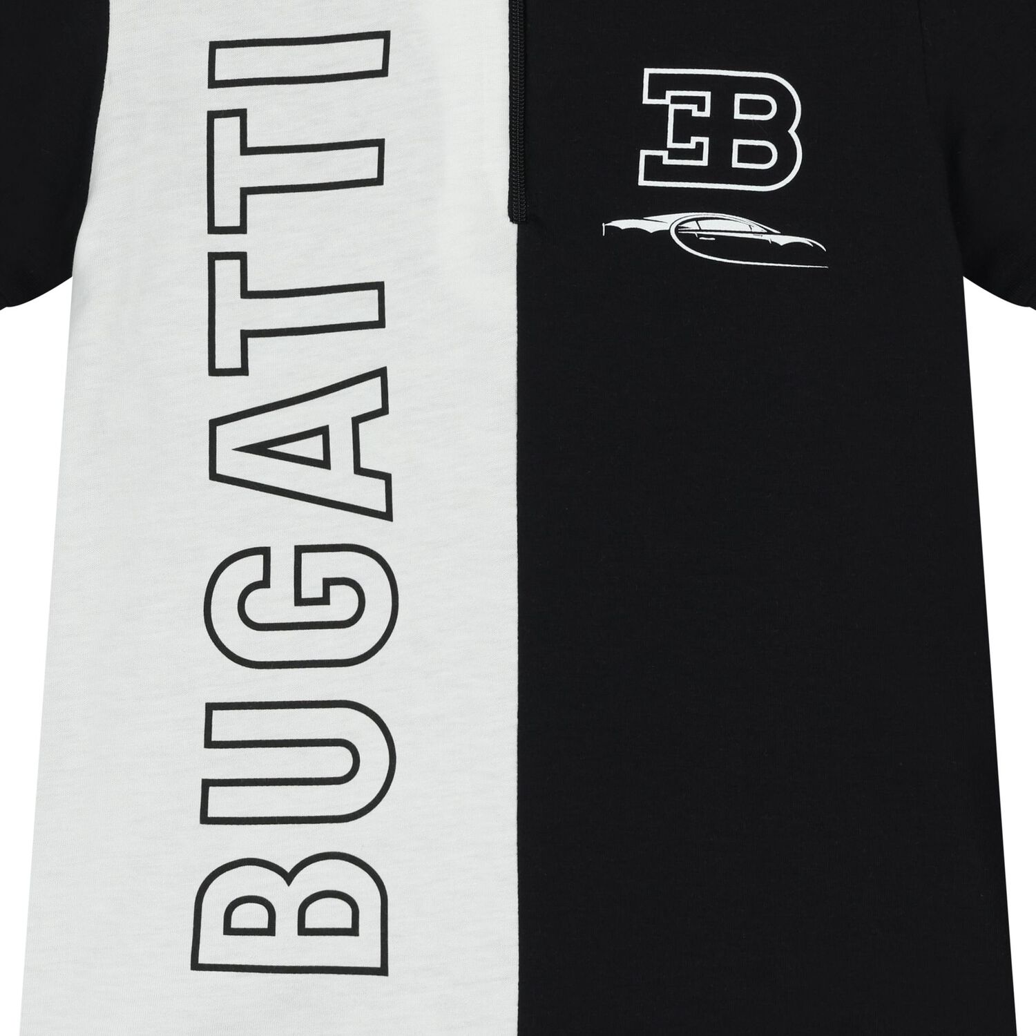 Boys White & Black Logo Polo Shirt, 1, hi-res