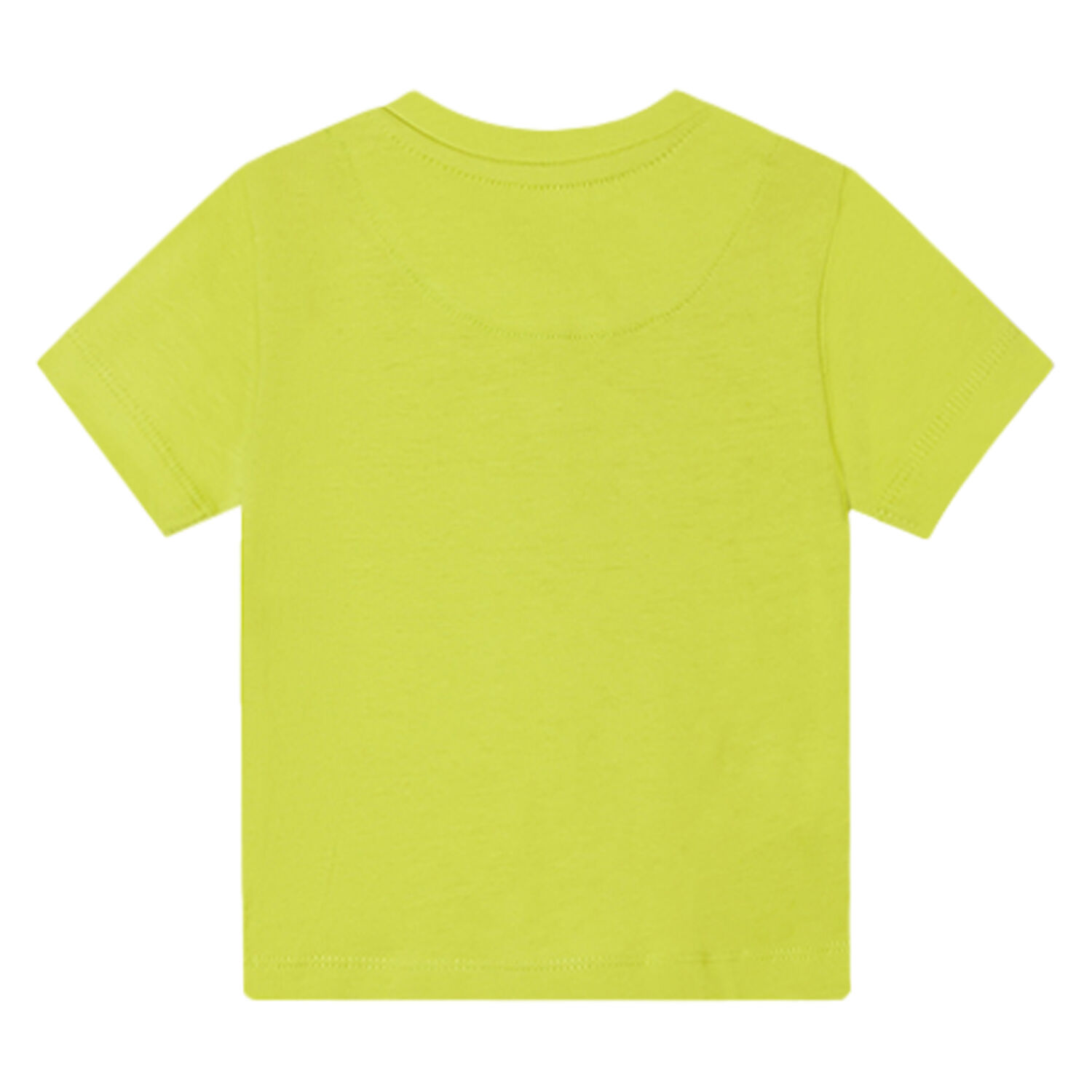 Younger Boys Neon Green Logo T-Shirt, 2, hi-res image number null