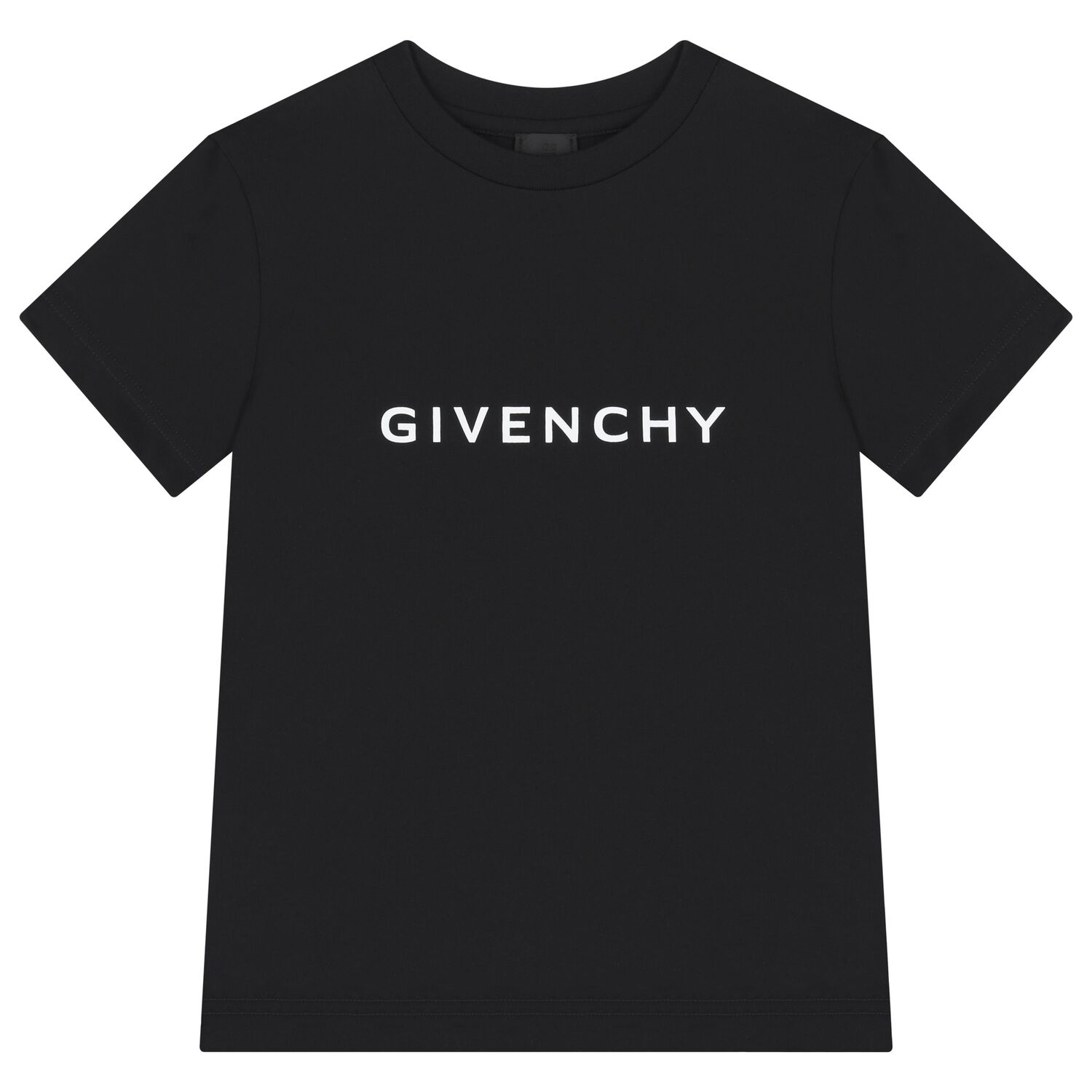 Boys Black Logo T-Shirt, 1, hi-res