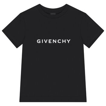 Boys Black Logo T-Shirt