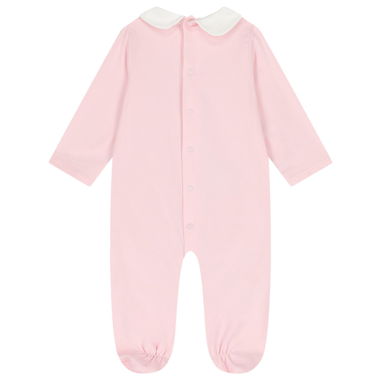 Baby Girls Pink Teddy Bear Babygrow, 2, hi-res