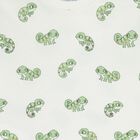 Younger Boys Beige, Ivory & Green Shorts Set, 3, hi-res