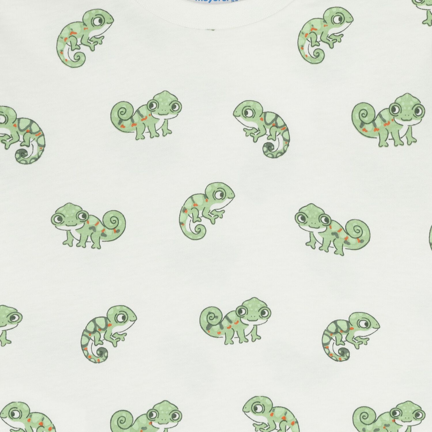 Younger Boys Beige, Ivory & Green Shorts Set, 3, hi-res