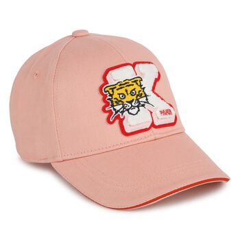 Girls Pink Tiger Logo Cap