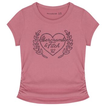Girls Pink Logo T-Shirt