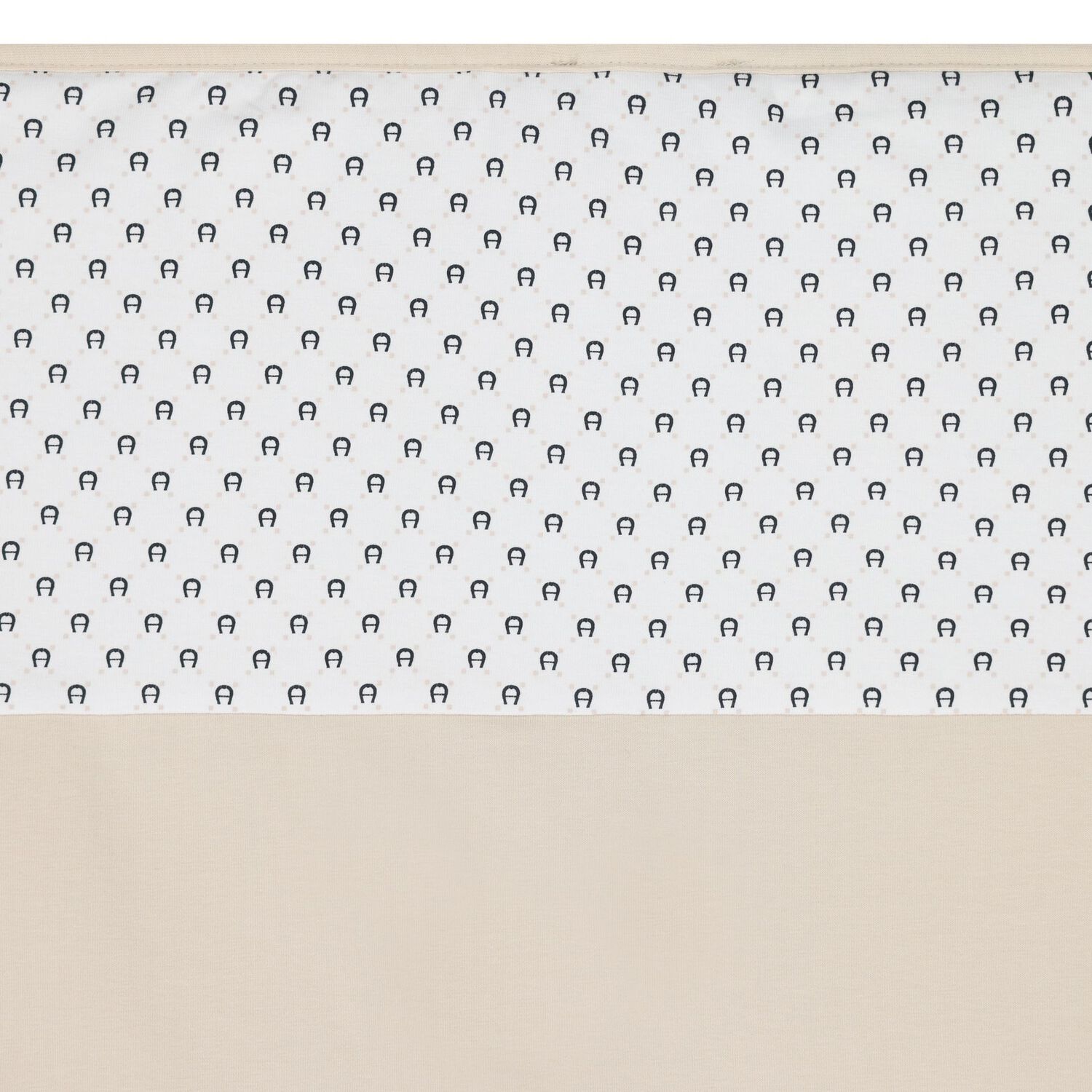 Baby Boys Beige Logo Blanket, 1, hi-res