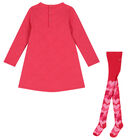Girls Pink Logo Dress Set, 1, hi-res