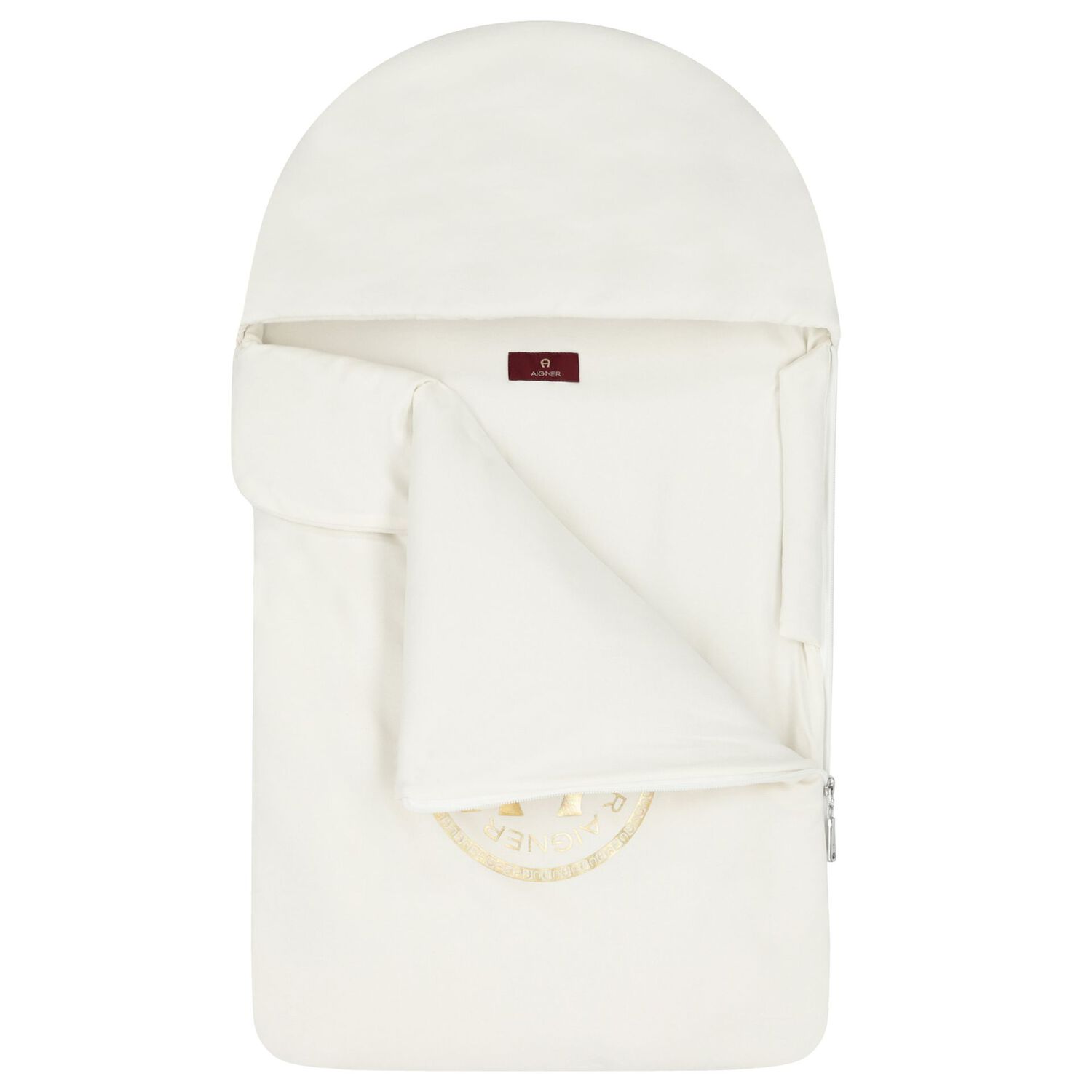 Ivory & Gold Logo Baby Nest, 1, hi-res