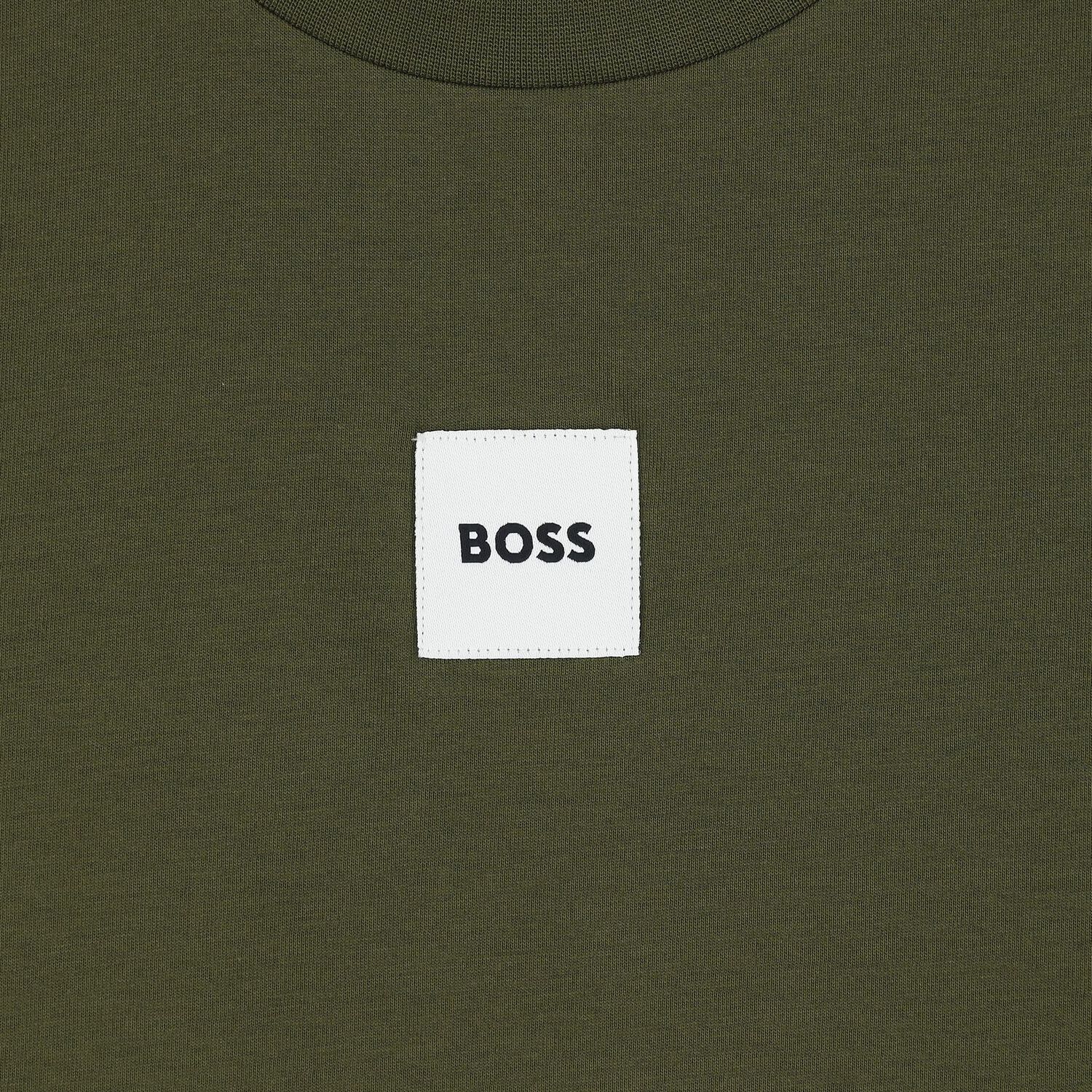 Boys Green Logo T-Shirt, 2, hi-res