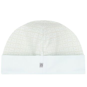 Baby Boys Blue & Gold Logo Hat
