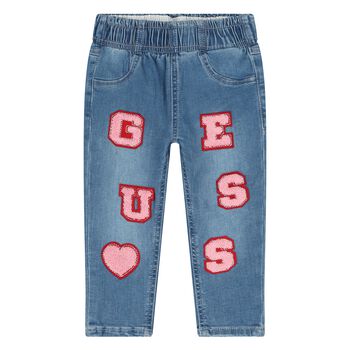 Younger Girls Logo Denim Jeans