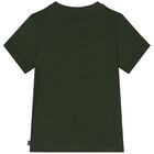 Boys Green Logo T-Shirt, 3, hi-res
