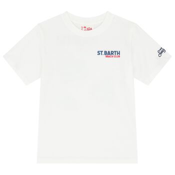 Boys White Logo T-Shirt