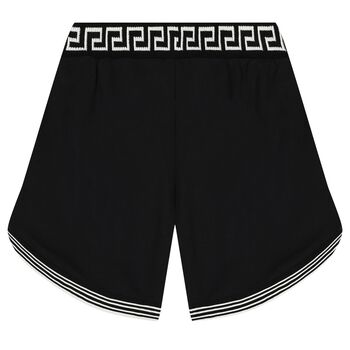Girls Black Medussa Shorts