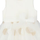Girls White Tulle Dress, 1, hi-res