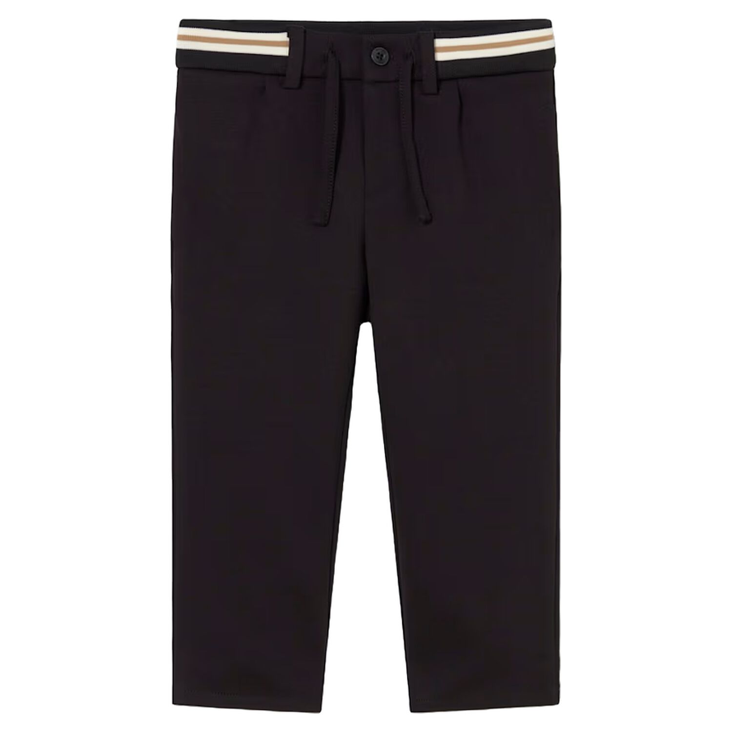 Younger Boys Black Trousers, 1, hi-res