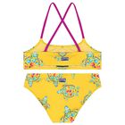 Girls Yellow Turtle Bikini, 1, hi-res