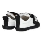 Black & White Teddy Bear Baby Pre Walker Shoes, 2, hi-res