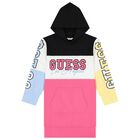 Girls Multi-Coloured Logo Dress, 1, hi-res
