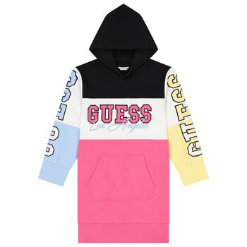 Girls Multi-Coloured Logo Dress