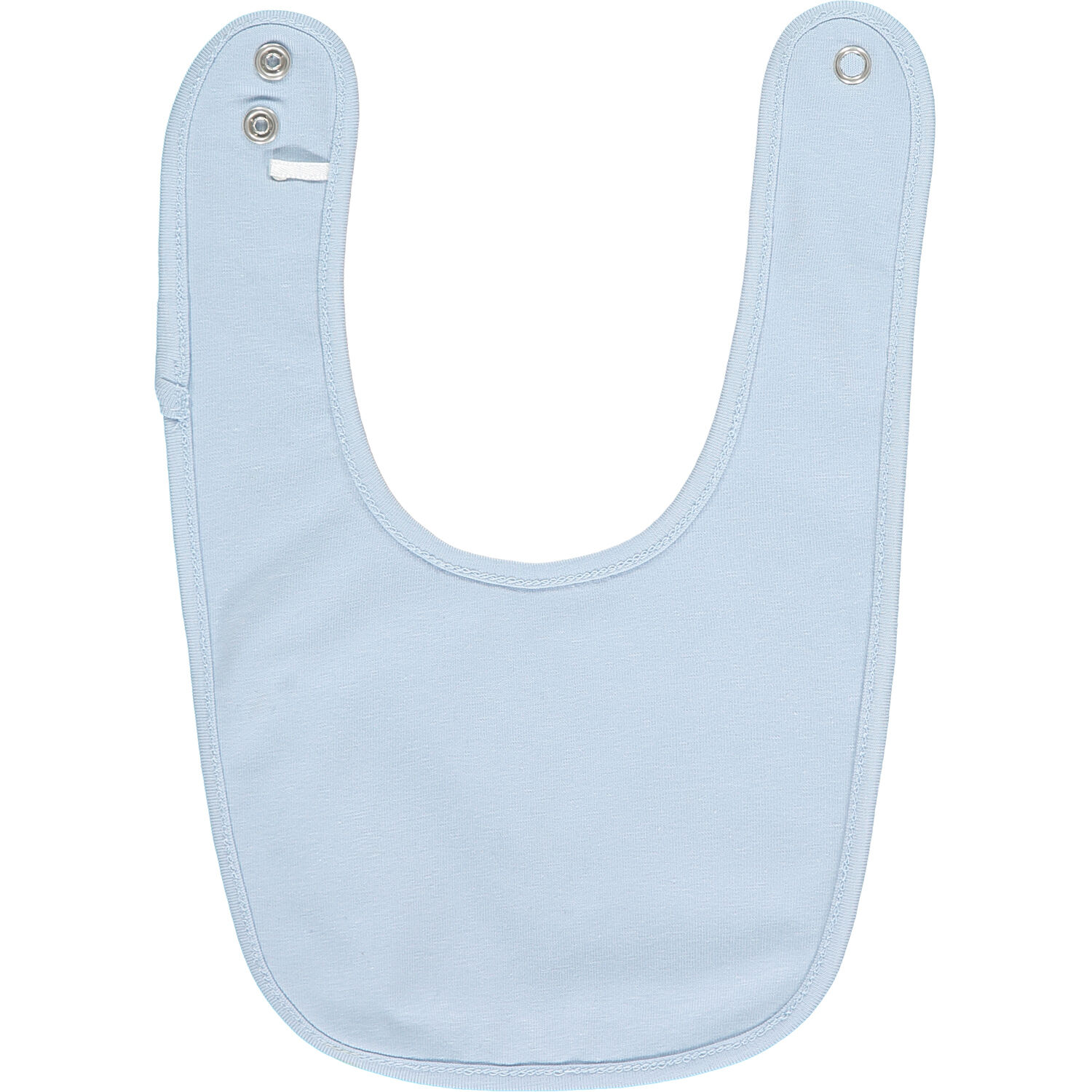 Baby Boys Blue Teddy Bib, 1, hi-res