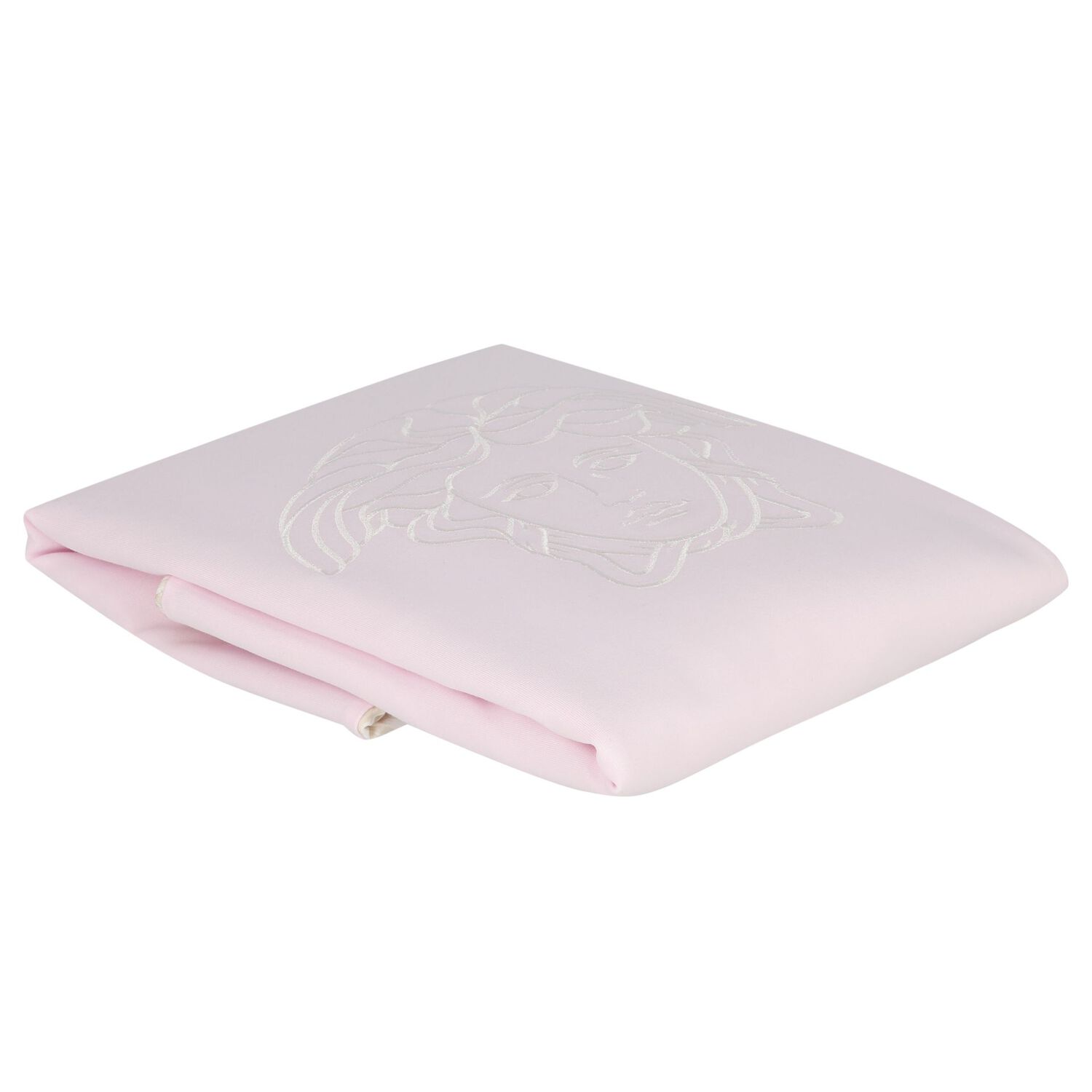 Baby Girls Pink Medusa Logo Blanket, 2, hi-res