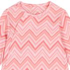 Baby Girls Pink Zig Zag Babygrow, 6, hi-res