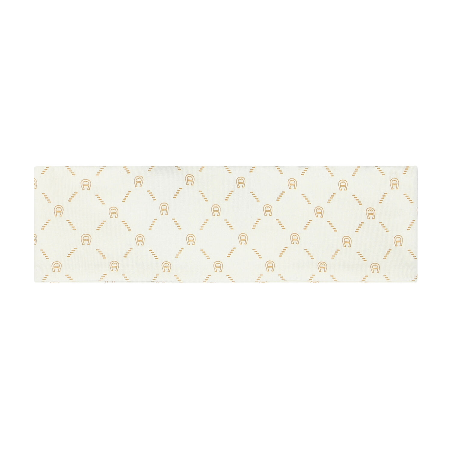 Baby Girls Ivory Logo Headband, 1, hi-res