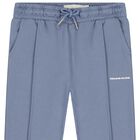 Boys Blue Logo Joggers, 2, hi-res