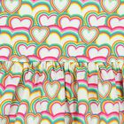 Girls Multi-Coloured Hearts Dress, 1, hi-res