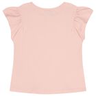 Girls Pink Flower T-Shirt, 1, hi-res