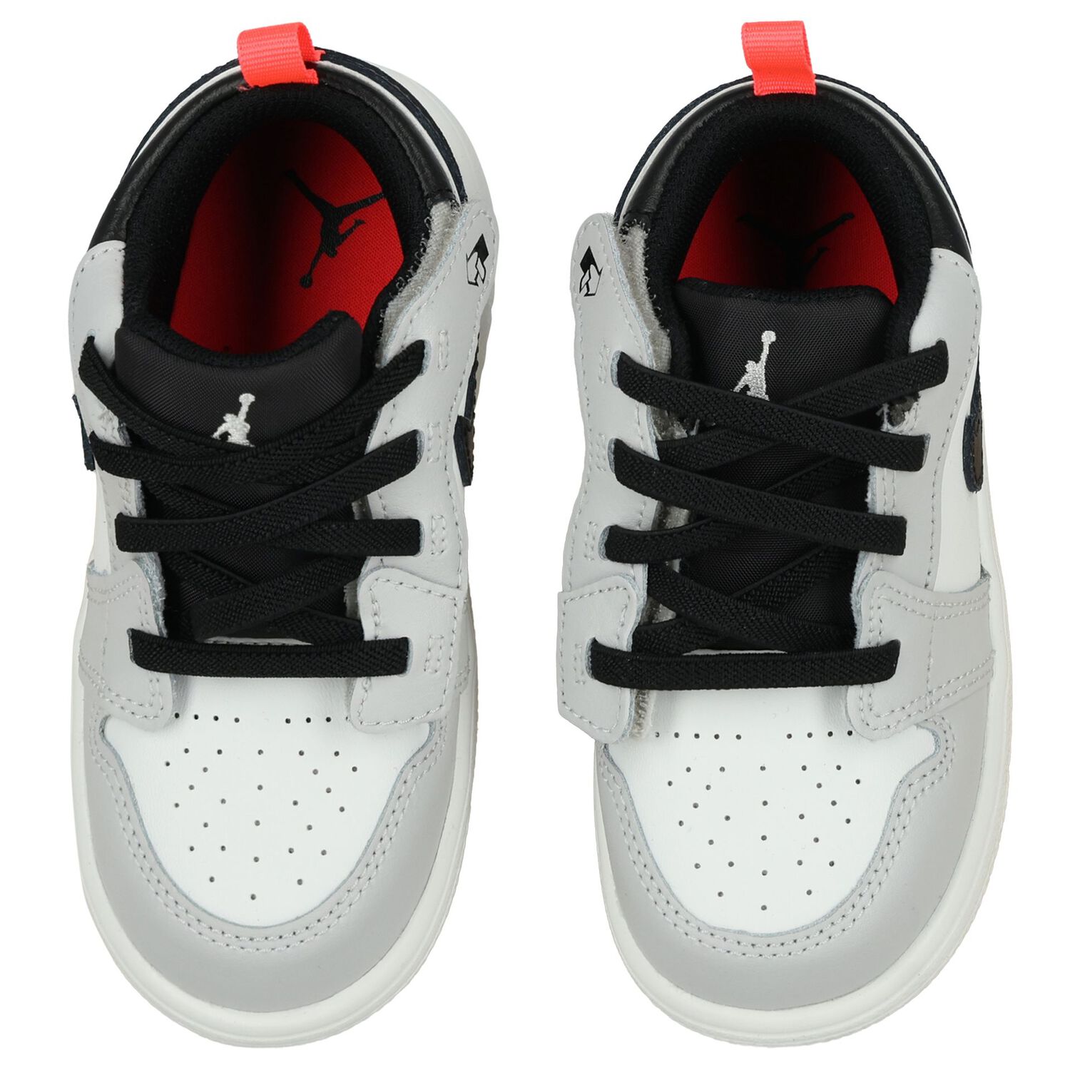 White, Grey & White Air Jordan 1 Low Alt Trainers, 3, hi-res